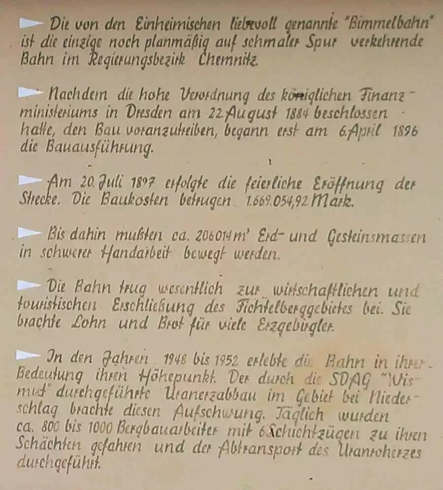 Geschichtliches Bimmelbahn