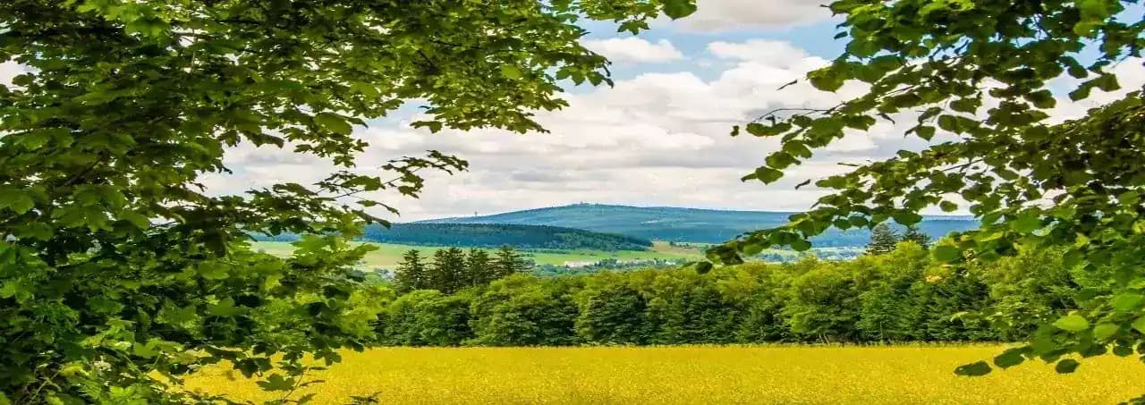 Landschaft rund um Crottendorf im Erzgebirge